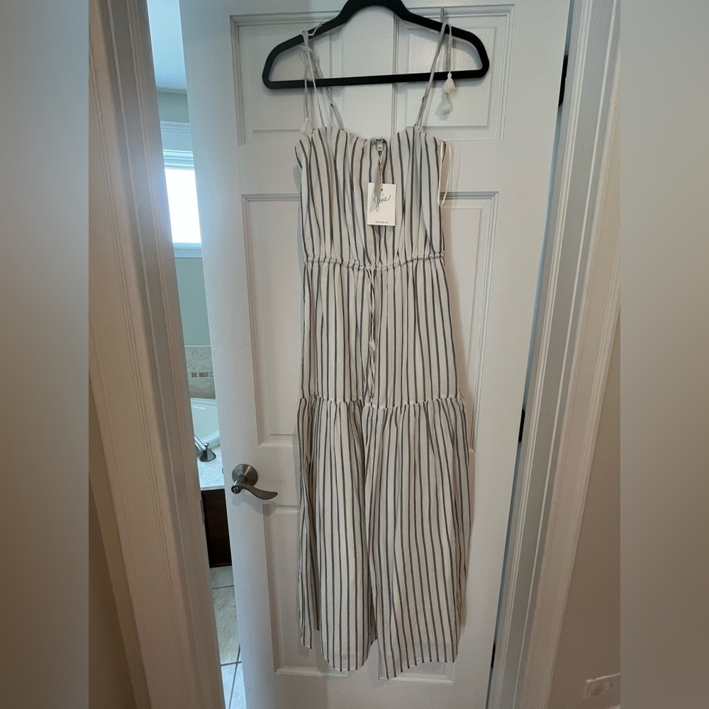 Joie Striped Maxi Dress
